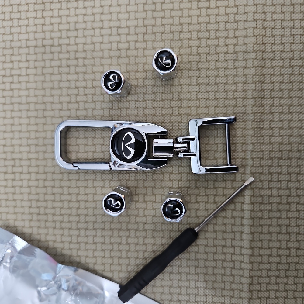Silver Key Chain Clip W/Swivel Key Chain / Fob Ring